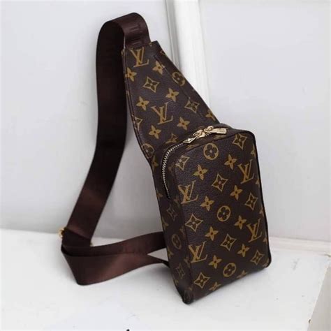 louis vuitton leather sling bag|louis vuitton sling bag monogram.